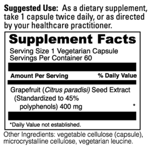 Grapefruit Seed Extract Inspired Health