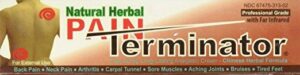 Pain Terminator Cream Tube - 1.77oz