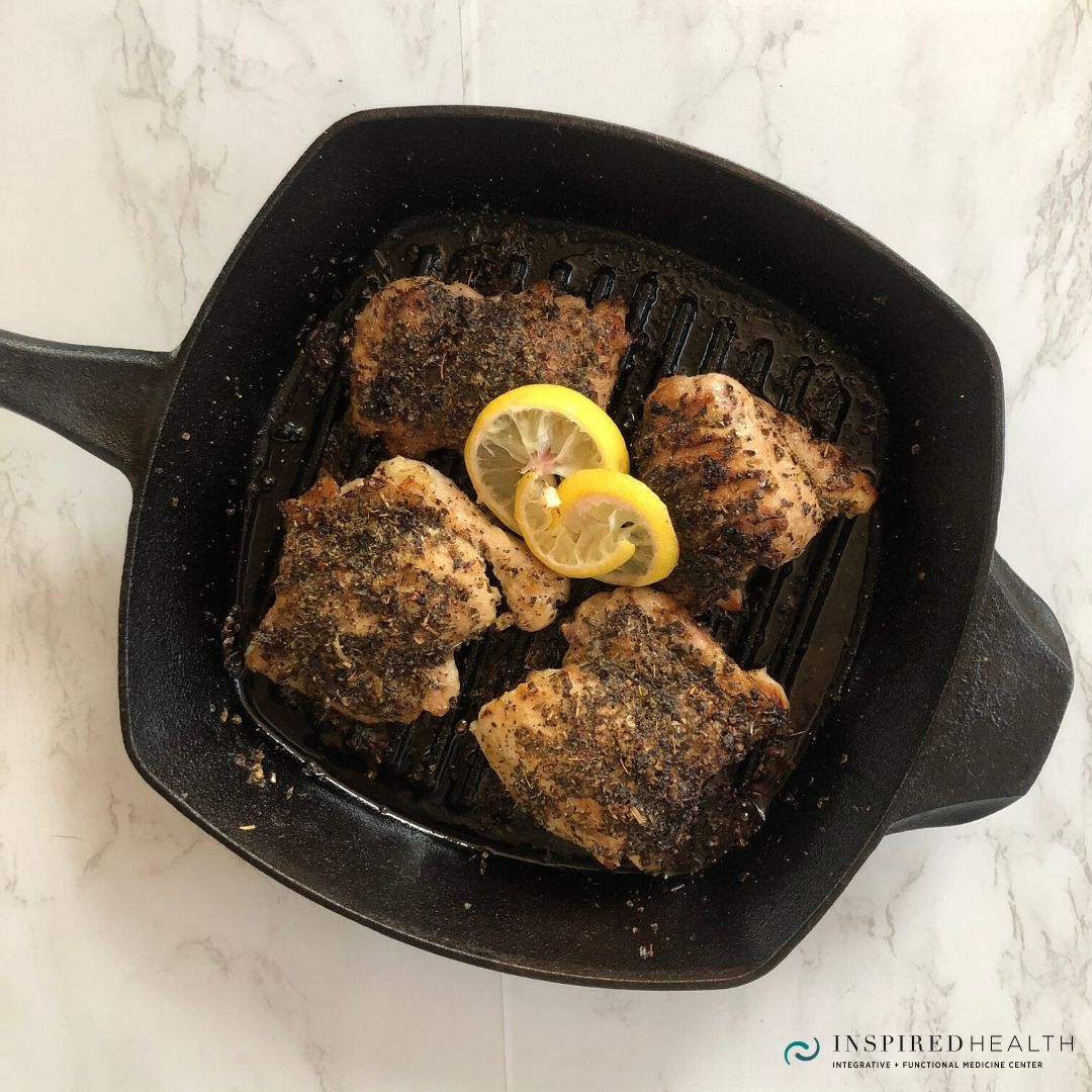 SIBO Friendly Italian Herb Crusted Chicken Inspired Health
