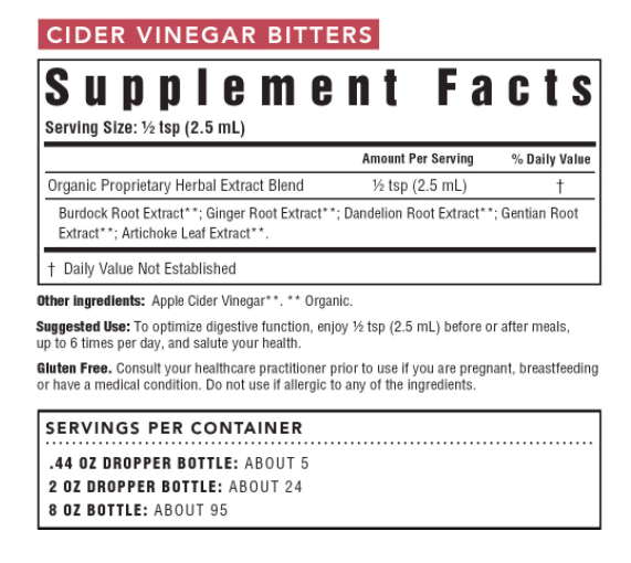 Urban Moonshine Cider Vinegar Bitters, 2 fl oz